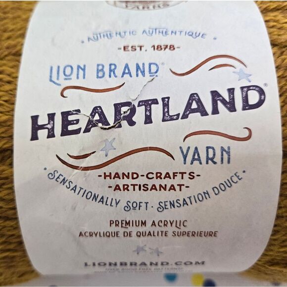 Lion Brand Heartland Yarn BRYCE CANYON, 5 Oz Per Skein 251 Yds Ea - Picture 2 of 10
